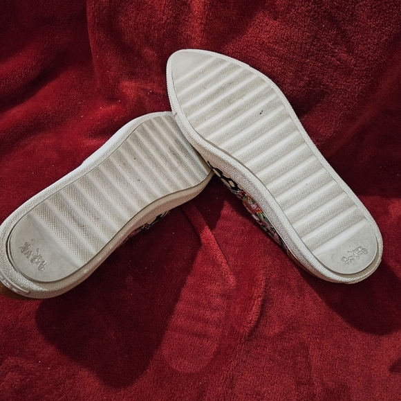 Coach Women Slip-on Leather Shoes-Size 7-Multi Color Animal & Floral Print - Picture 7 of 9